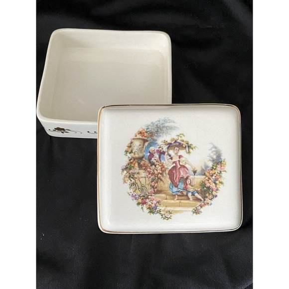 Vintage Lord Nelson Pottery Trinket Box Made in England - Picture 1 of 8